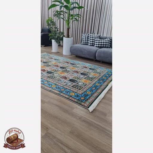 فرش مخمل طرح سنتی استُپ دار (ابعاد دلخواه) تولید میشه