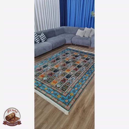 فرش مخمل طرح سنتی استُپ دار (ابعاد دلخواه) تولید میشه