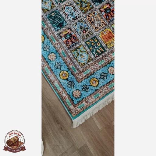 فرش مخمل طرح سنتی استُپ دار (ابعاد دلخواه) تولید میشه
