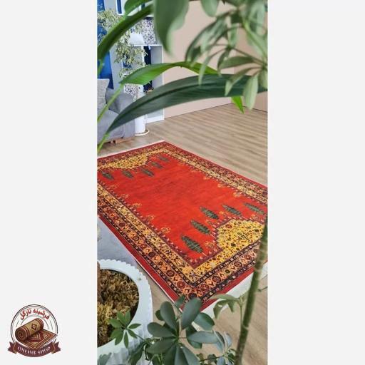 فرش رویه مخمل طرح سنتی استُپ دار (ابعاد دلخواه) تولید میشه