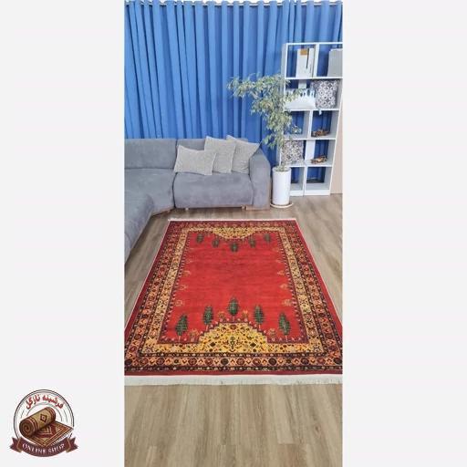 فرش رویه مخمل طرح سنتی استُپ دار (ابعاد دلخواه) تولید میشه