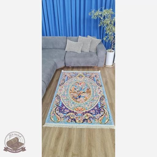 فرش مخمل مدرن طرح ابریشمی استُپ دار (ابعاد دلخواه) a