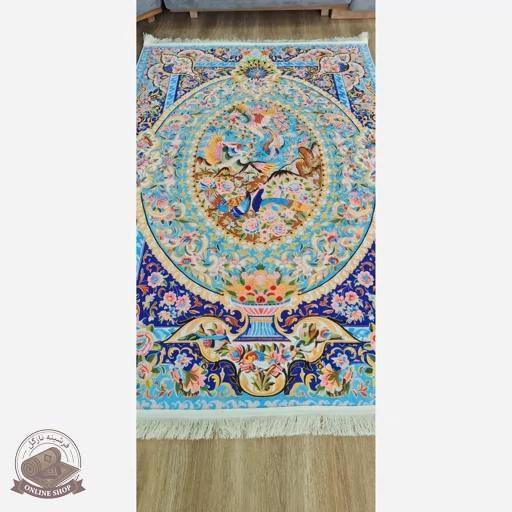 فرش مخمل مدرن طرح ابریشمی استُپ دار (ابعاد دلخواه) a