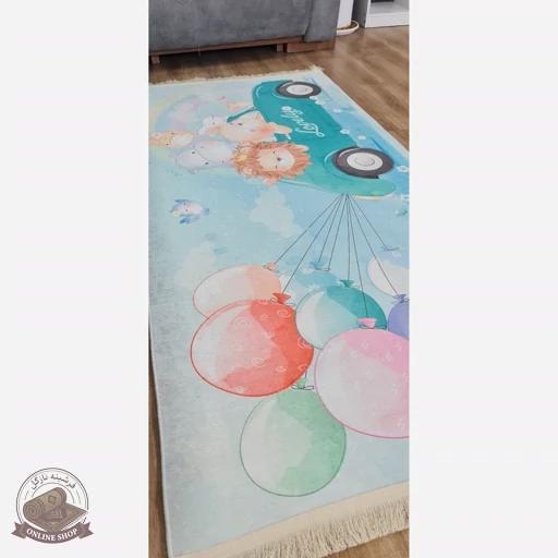 فرشینه کودک مخمل هازان تُرک استُپ دار(ابعاد دلخواه)