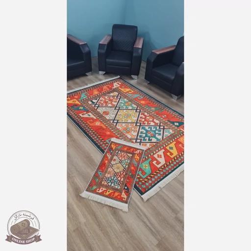 فرشینه مخمل طرح ابریشمی استُپ دار (ابعاد دلخواه) تولیدمیشه