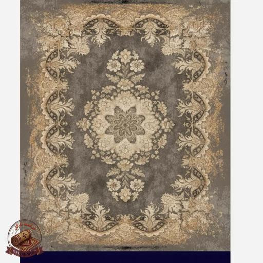 فرشینه چاپی مخمل مدرن ترمز دار (ابعاد دلخواه) h145 رنگ بندی
