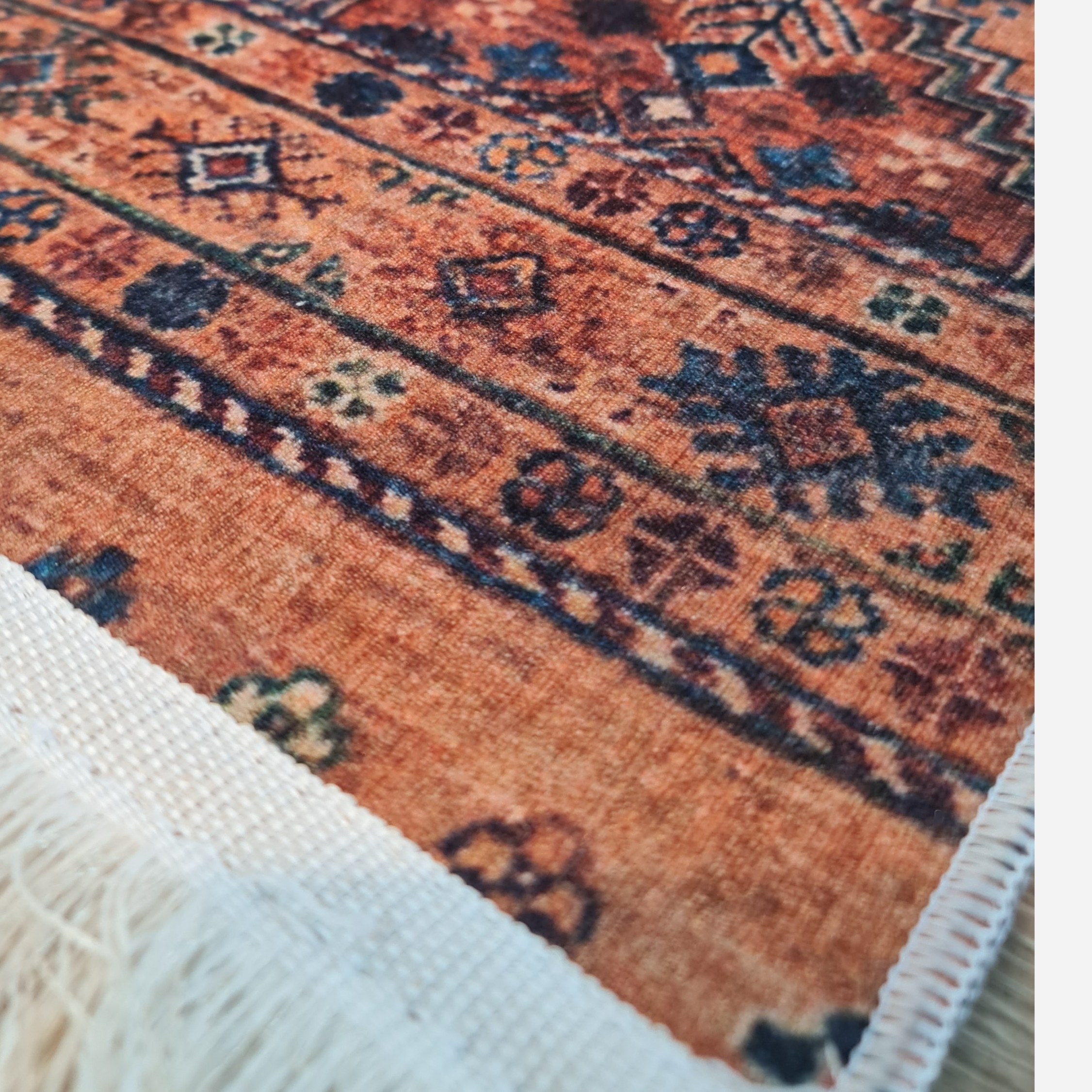 فرشینه مخمل مدرن استپ دار (ابعاد دلخواه) h539 (پس کرایه)