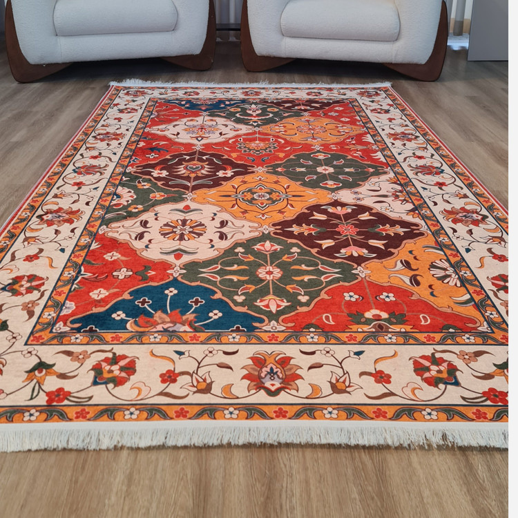 فرشینه مخمل سنتی ترمز دارتولید در (ابعاد دلخواه) o166 (پس کرایه)
