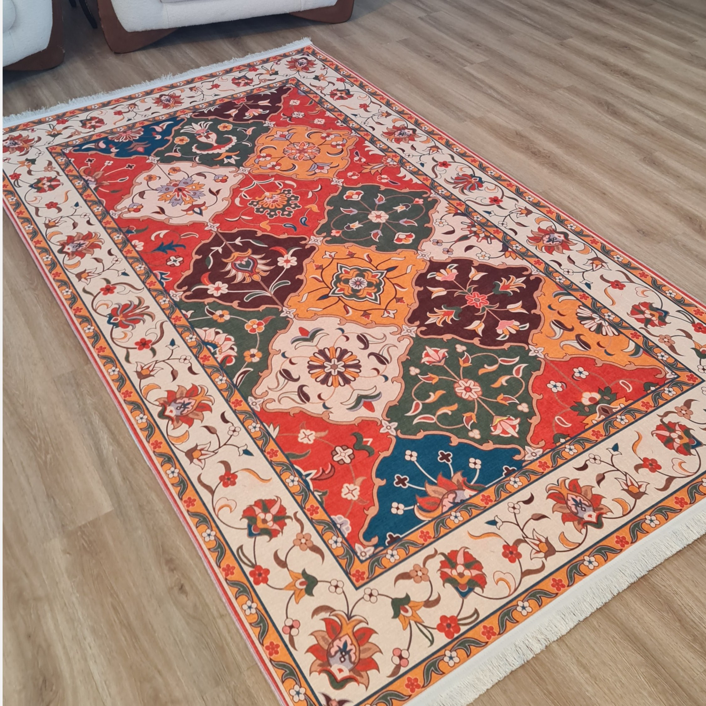 فرشینه مخمل سنتی ترمز دارتولید در (ابعاد دلخواه) o166 (پس کرایه)
