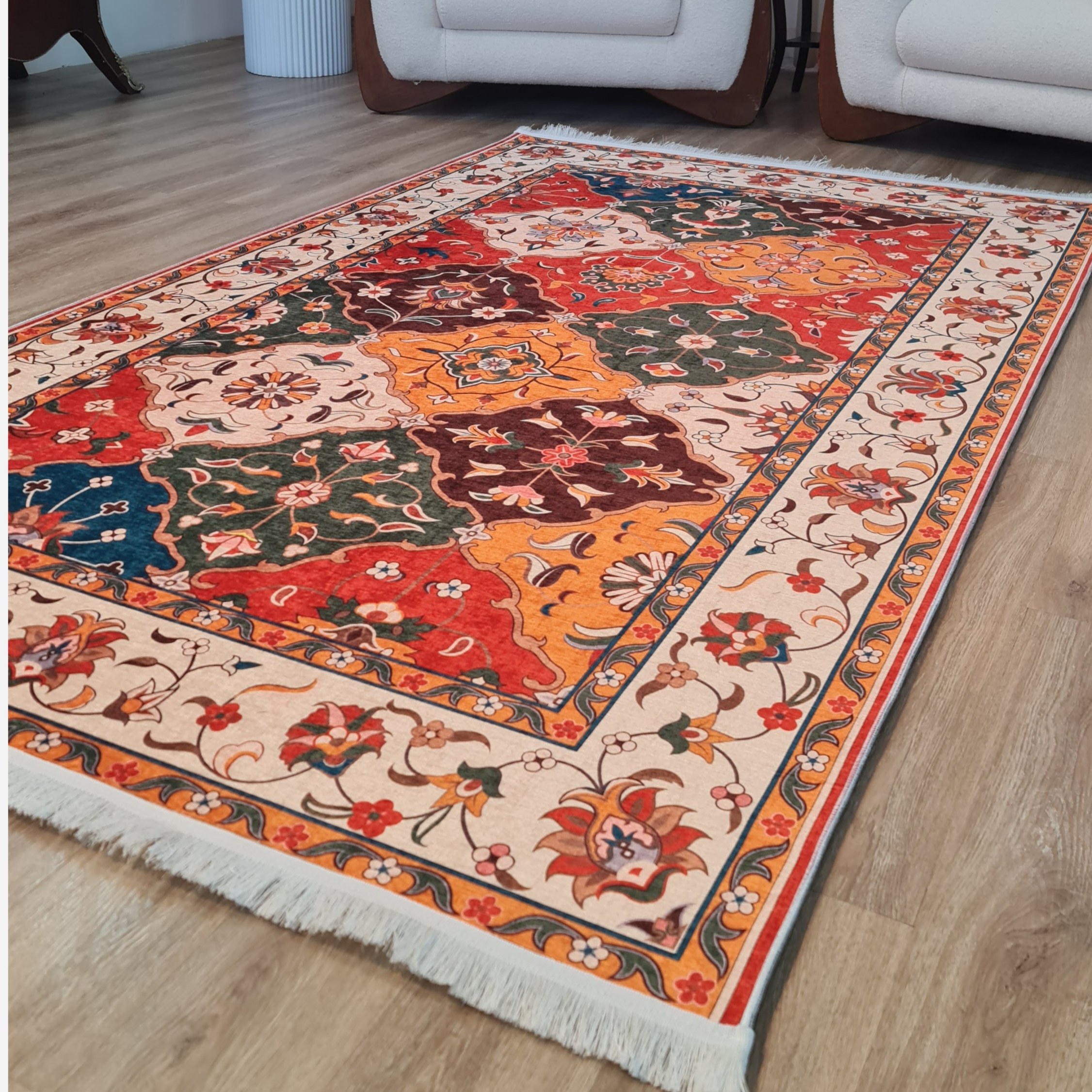 فرشینه مخمل سنتی ترمز دارتولید در (ابعاد دلخواه) o166 (پس کرایه)