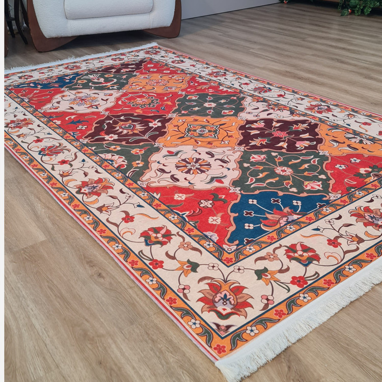 فرشینه مخمل سنتی ترمز دارتولید در (ابعاد دلخواه) o166 (پس کرایه)