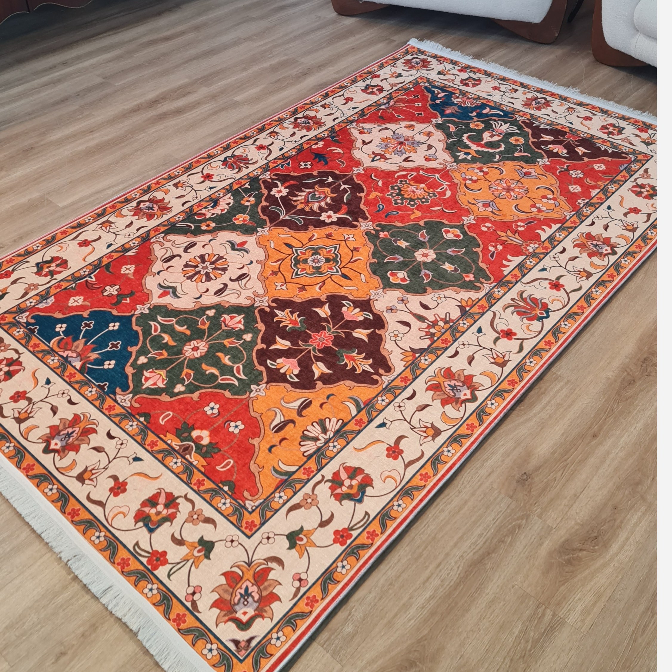 فرشینه مخمل سنتی ترمز دارتولید در (ابعاد دلخواه) o166 (پس کرایه)
