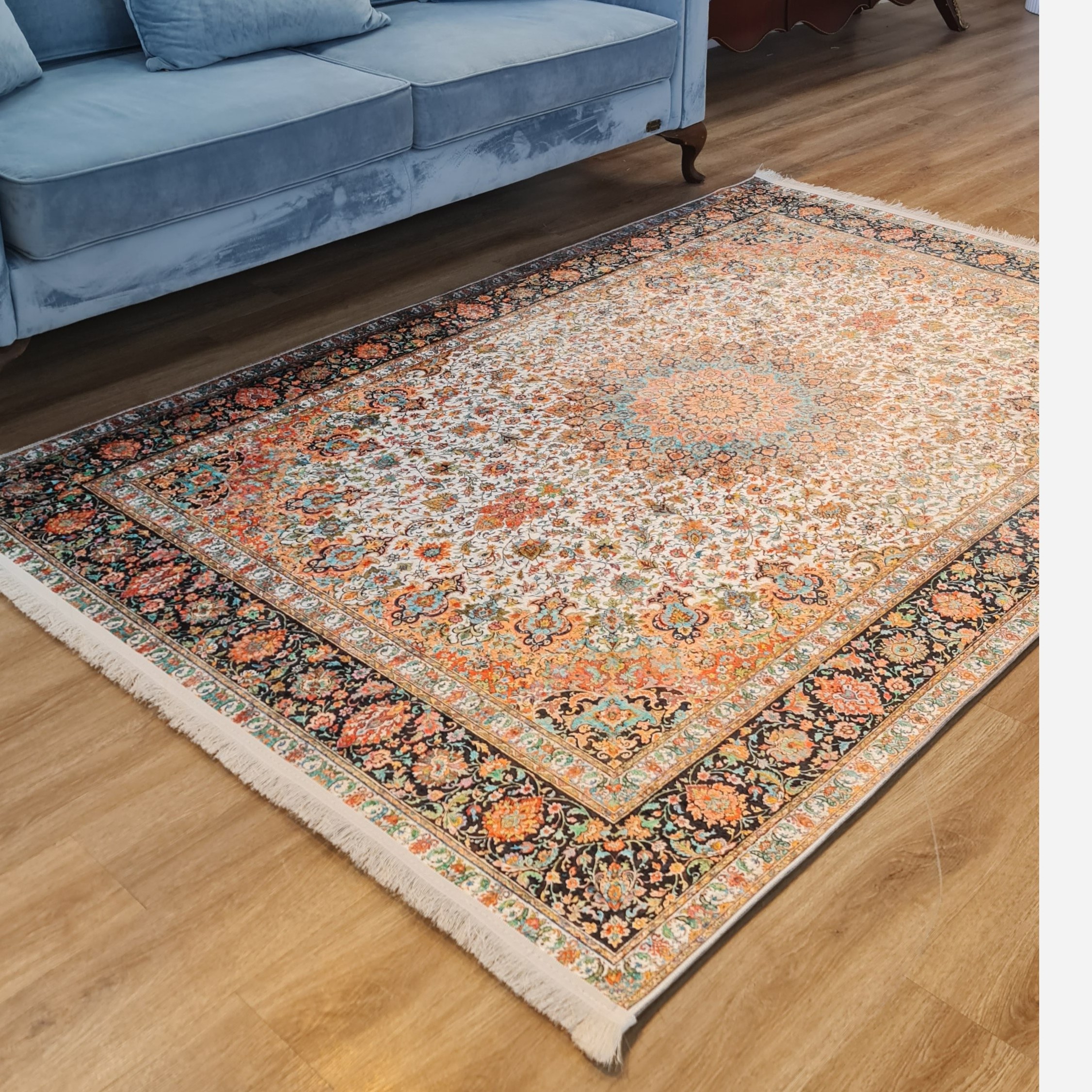 فرشینه مخمل  مدرن استب دار تولید  (ابعاد دلخواه) u74 (پس کرایه)