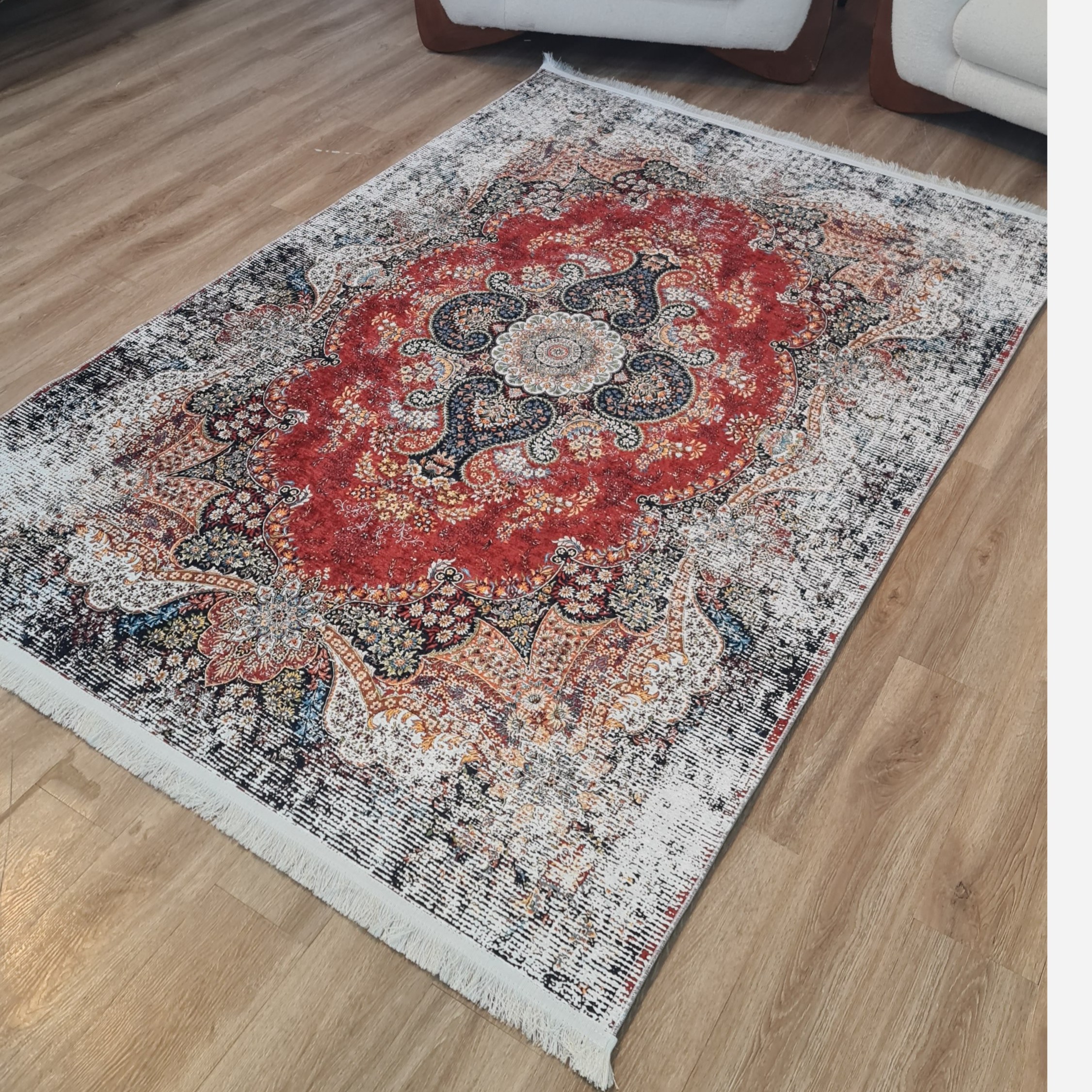 فرشینه مخمل مدرن ترمز دار تولید (ابعاد دلخواه) h236 (پس کرایه)