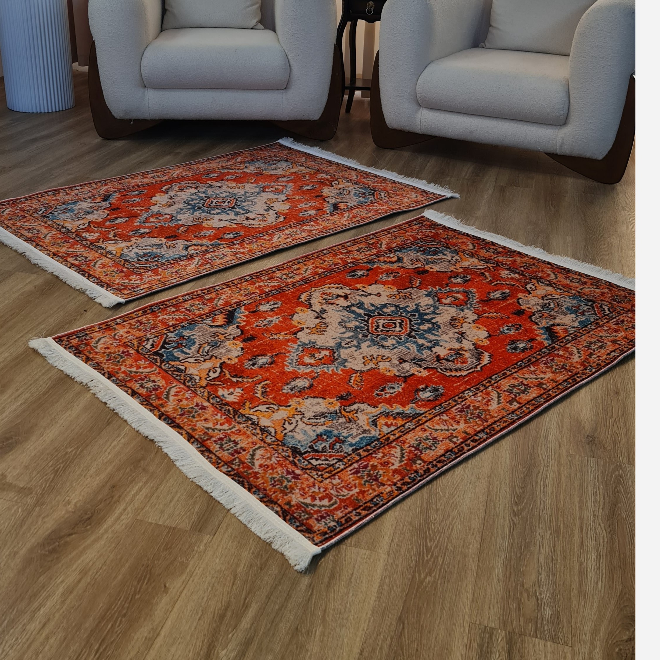 فرشینه مخمل فانتزی مدرن استُپ دار (ابعاد سفارشی) m138 (پس کرایه)