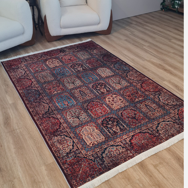 فرشینه مخمل مدرن استُپ دار تولید در (ابعاد سفارشی) u504 (پس کرایه)