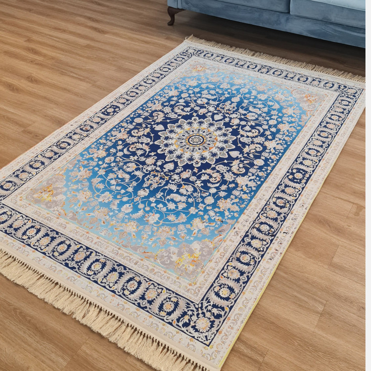 فرشینه مخمل مدرن استُپ دار تولید در (ابعاد سفارشی) u485 (پس کرایه)