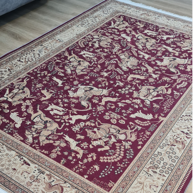 فرشینه مدرن مخمل استُپ دار (ابعاد دلخواه) تولیدمیشه a167(پس کرایه)
