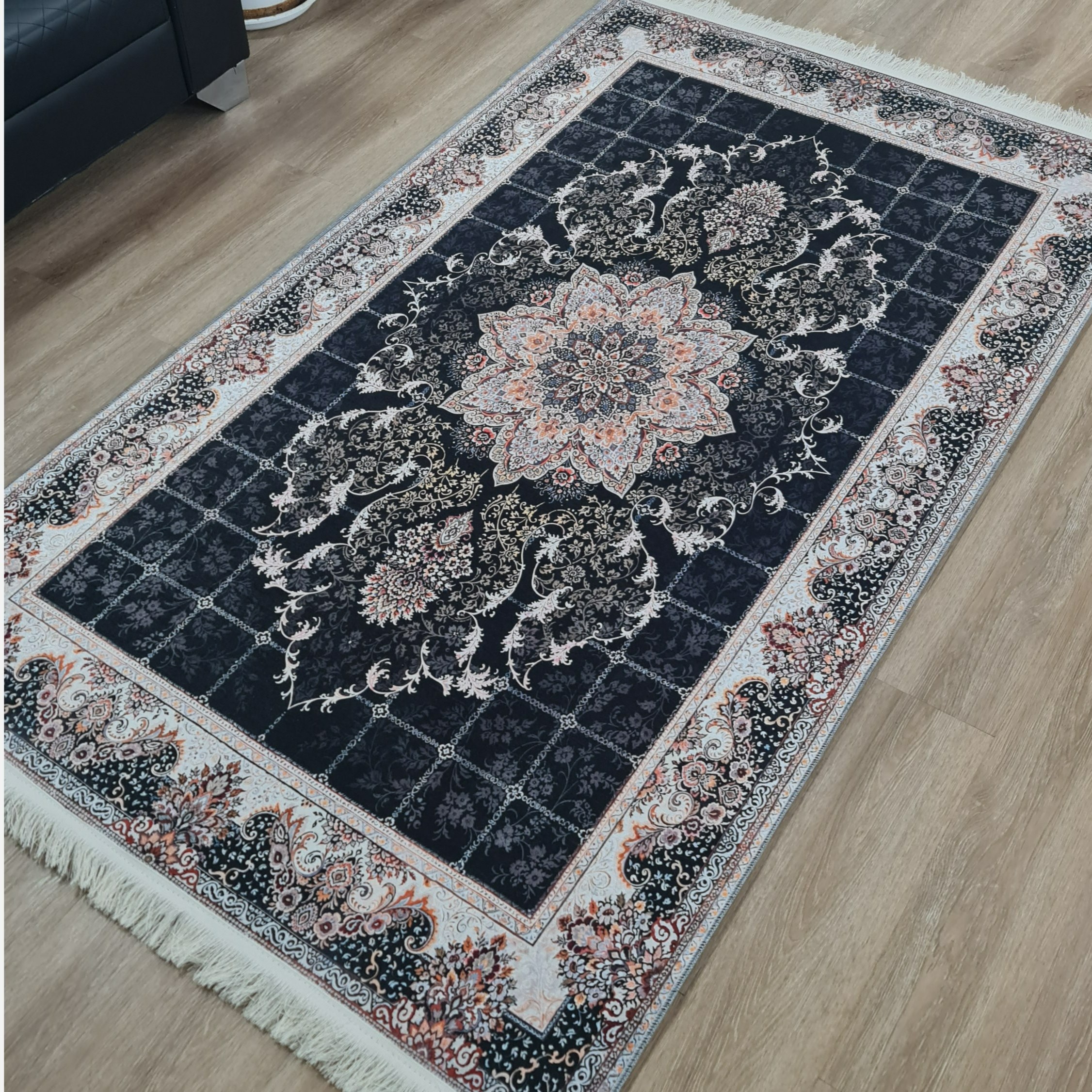 فرشینه مدرن مخمل استُپ دار (ابعاد دلخواه) تولیدمیشهu83(پس کرایه)
