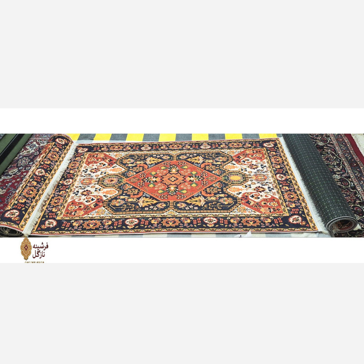 فرشینه مخمل طرح سنتی استُپ دار (ابعاد دلخواه) تولیدمیشه o126(پس کرایه)