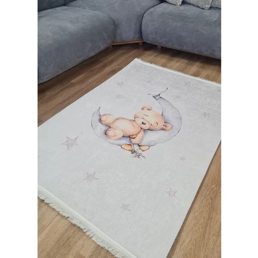 فرشینه کودک جنس مخمل هازان تُرک استُپ دار C157(ابعاد سفارشی)u422(پس کرایه)