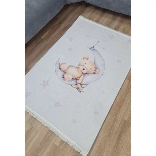 فرشینه کودک جنس مخمل هازان تُرک استُپ دار C157(ابعاد سفارشی)u422(پس کرایه)