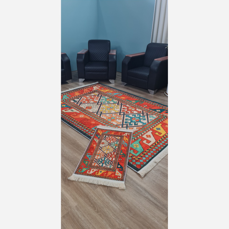 فرشینه مخمل طرح ابریشمی استُپ دار (ابعاد دلخواه) تولیدمیشه a052 (پس کرایه)