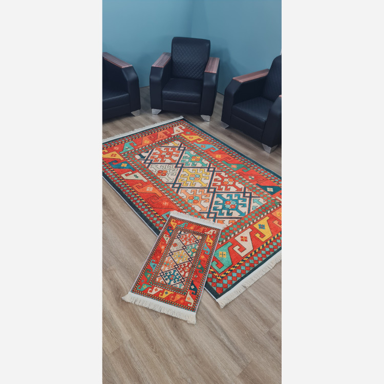 فرشینه مخمل طرح ابریشمی استُپ دار (ابعاد دلخواه) تولیدمیشه a052 (پس کرایه)