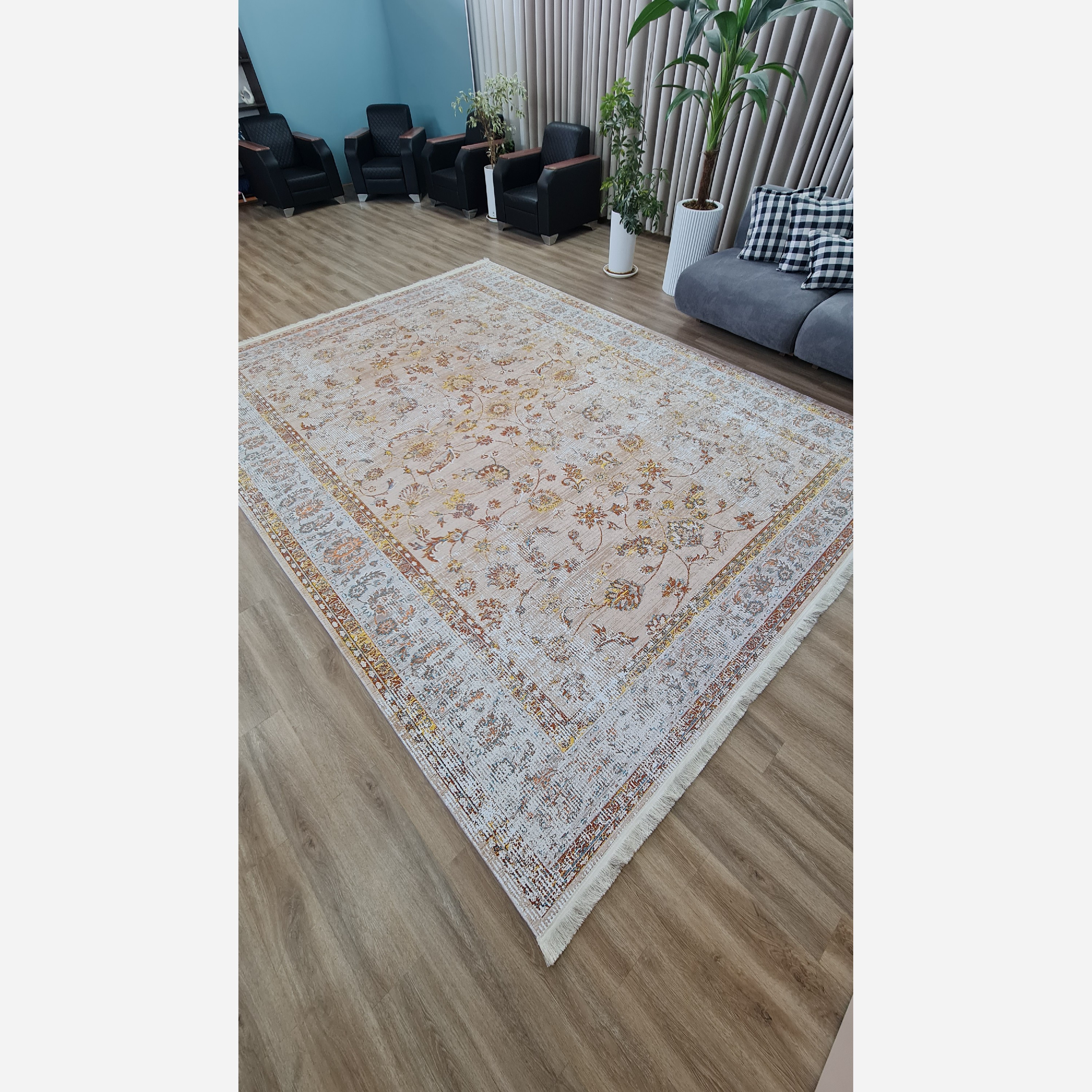 فرشینه مخمل هازان تُرک ابعاد دلخواه تولید میشه u451 استُپ دار(پس کرایه)