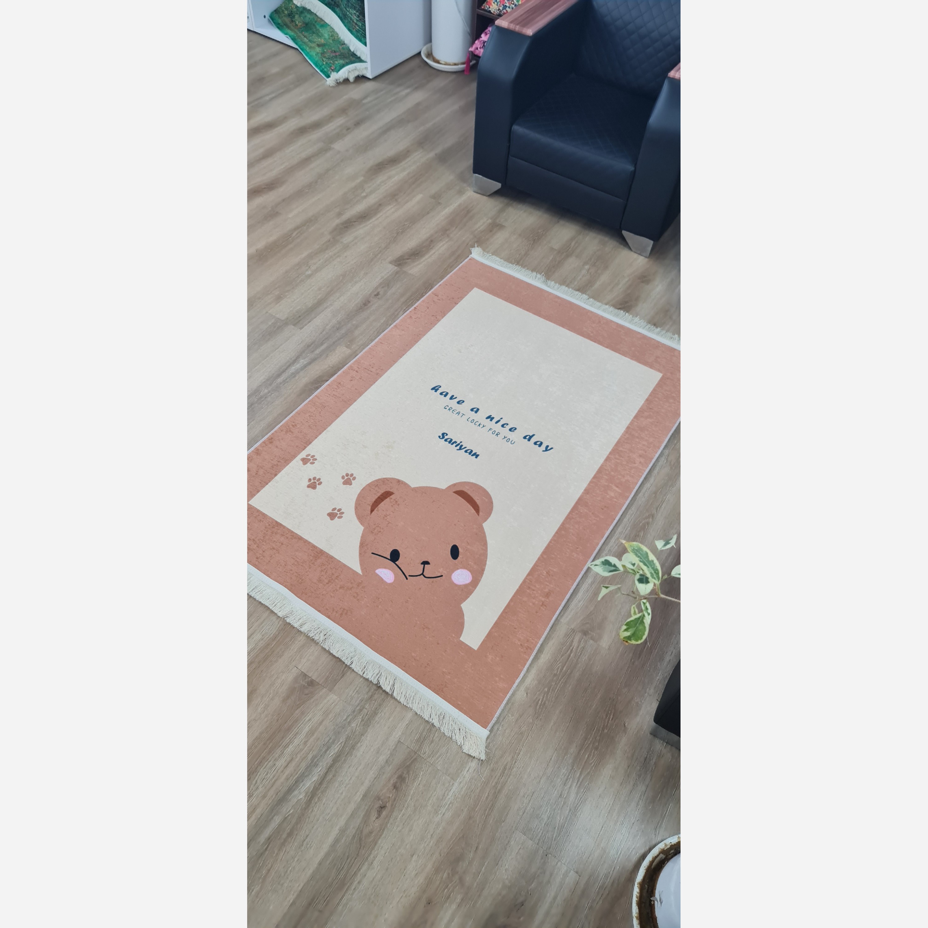 فرشینه کودک مخمل هازان ترک استُپ دار(ابعاد سفارشی)(پس کرایه)