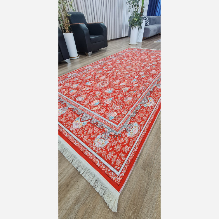 فرشینه مخمل طرح ابریشمی استُپ دار (ابعاد سفارشی) تولیدمیشه (پس کرایه)