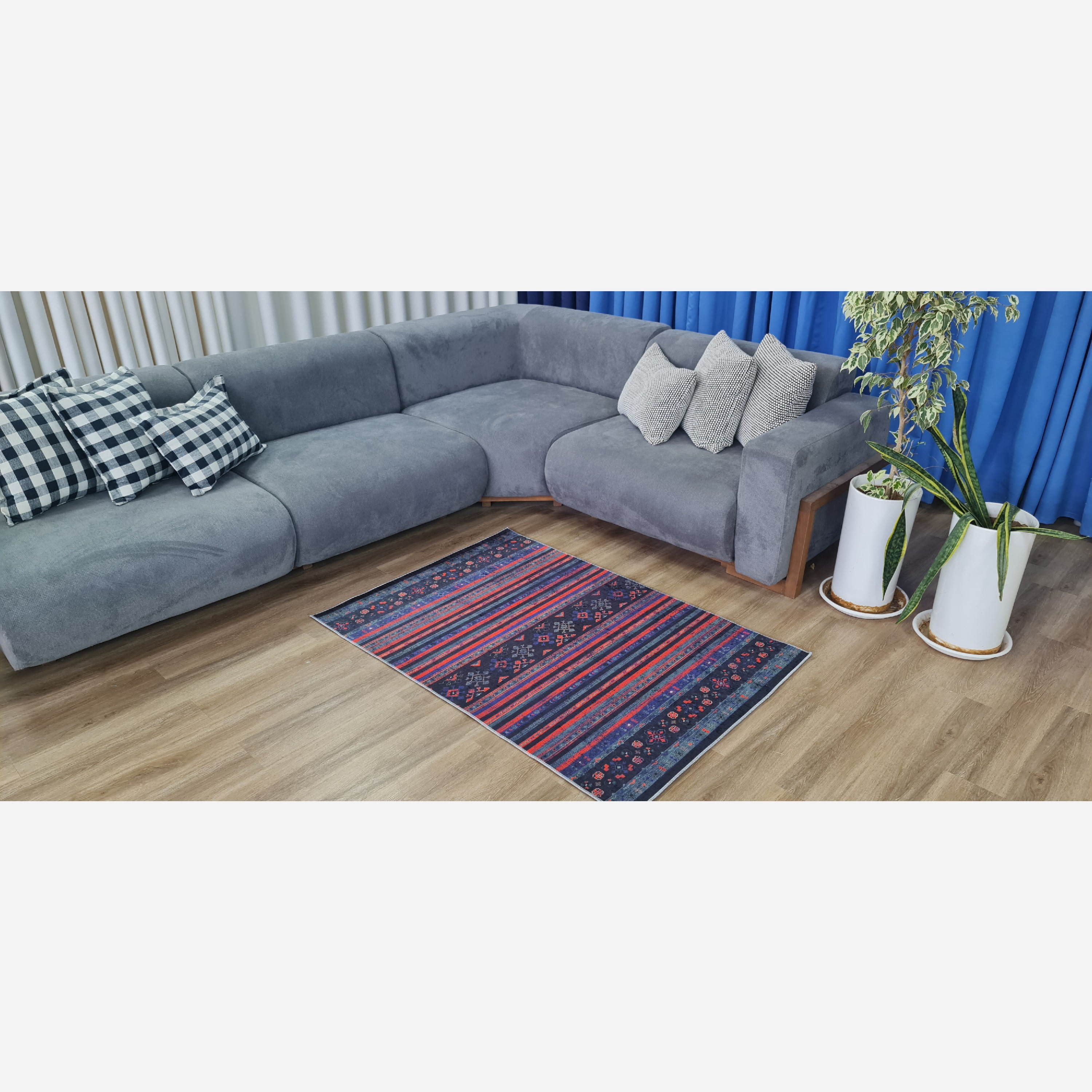 فرش نانو مخمل مدرن استُپ دار (ابعاد سفارشی) تولید میشه(پس کرایه)