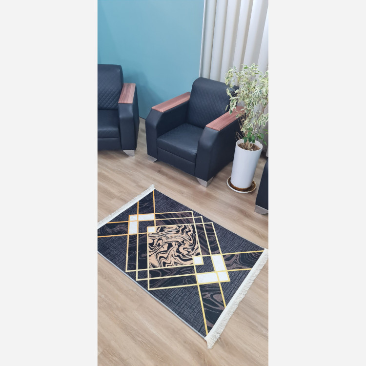 فرشینه مخمل مدرن استُپ دار (ابعاد سفارشی) (پس کرایه)