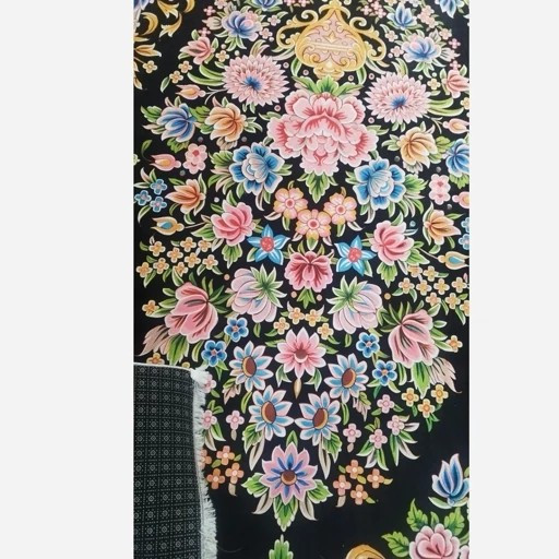فرش مخمل مدرن طرح ابریشمی استُپ دار (ابعاد سفارشی) a007 (پس کرایه)