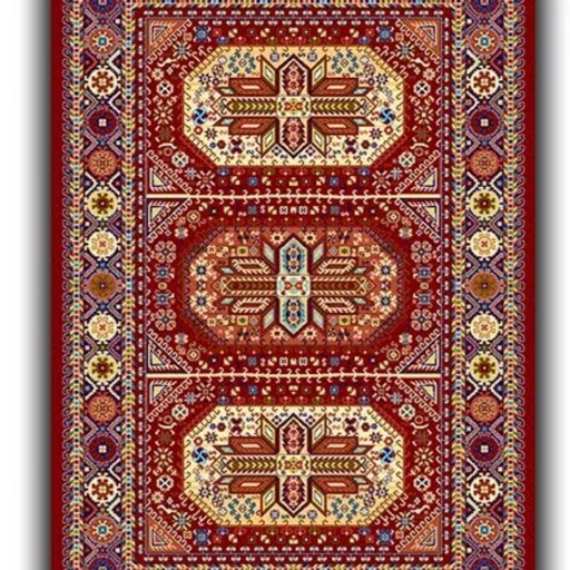 فرش مخمل مدرن طرح سنتی استُپ دار (ابعاد سفارشی) O111 (پس کرایه)