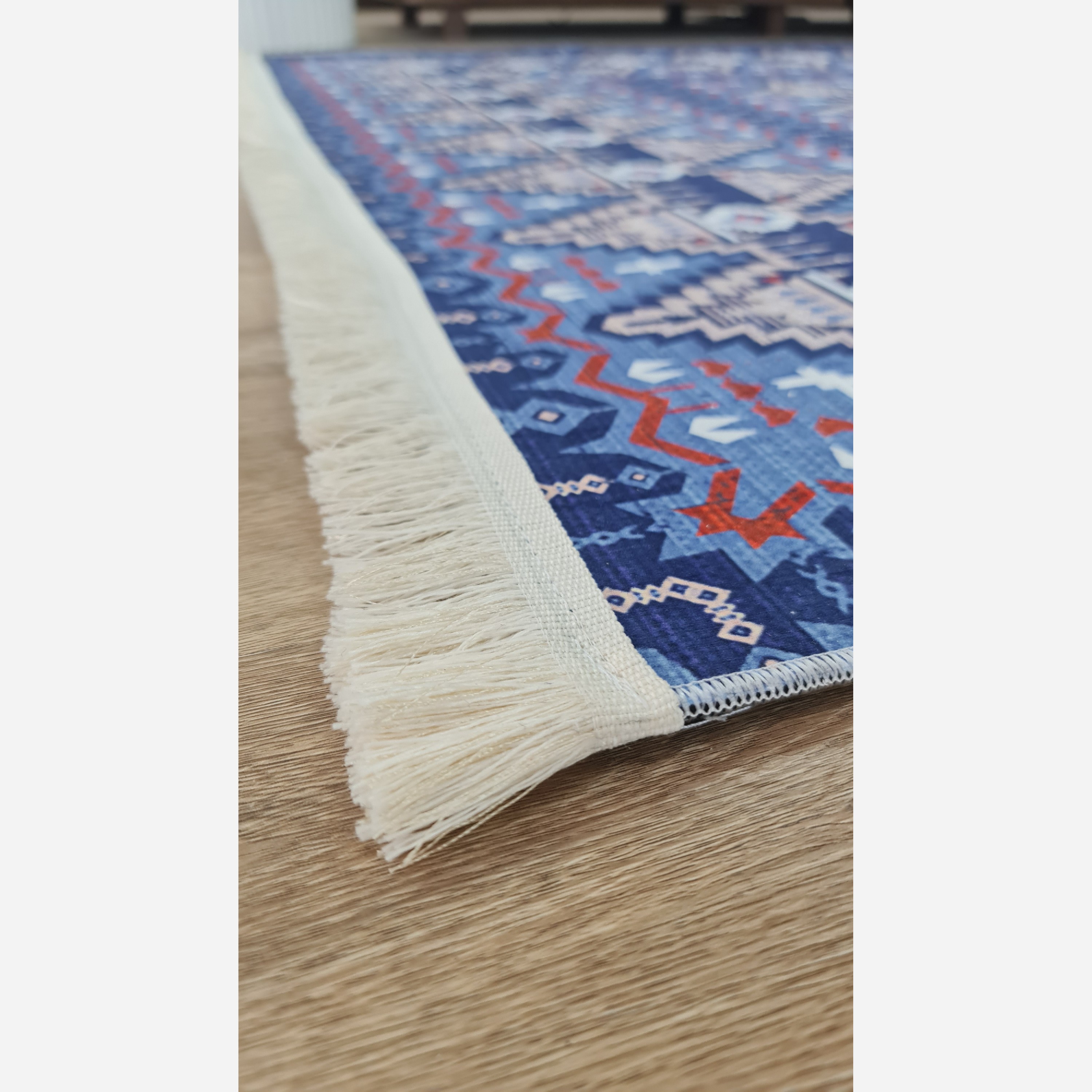 فرشینه کلاسیک جنس مخمل هازان تُرک استُپ دار(ابعاد سفارشی)ضد سُر(پس کرایه)
