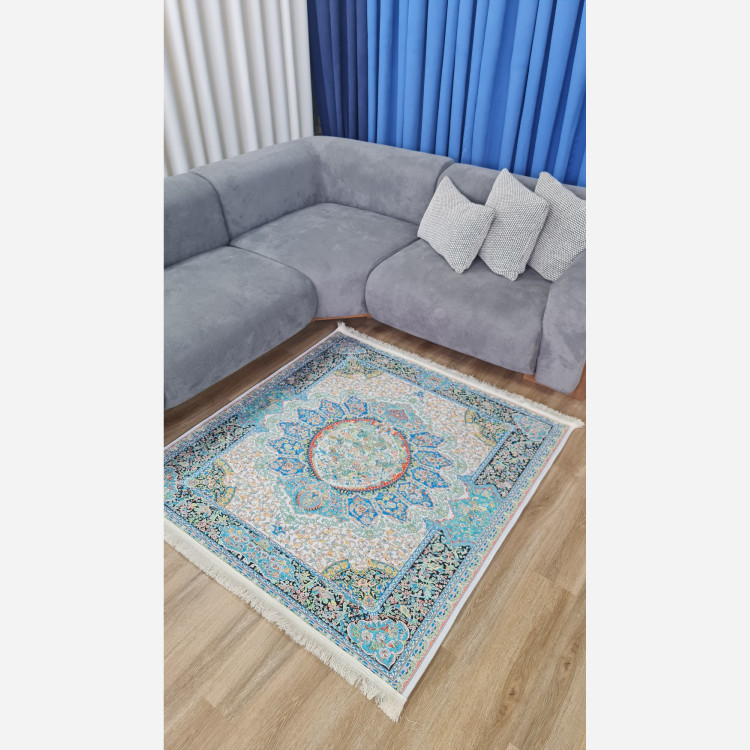 فرش مخمل مربعی زیره استُپ دار (ابعاد سفارشی) (پس کرایه)