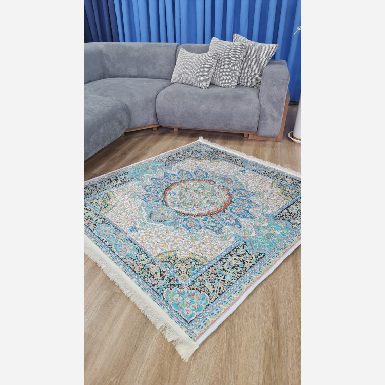 فرش مخمل مربعی زیره استُپ دار (ابعاد سفارشی) (پس کرایه)