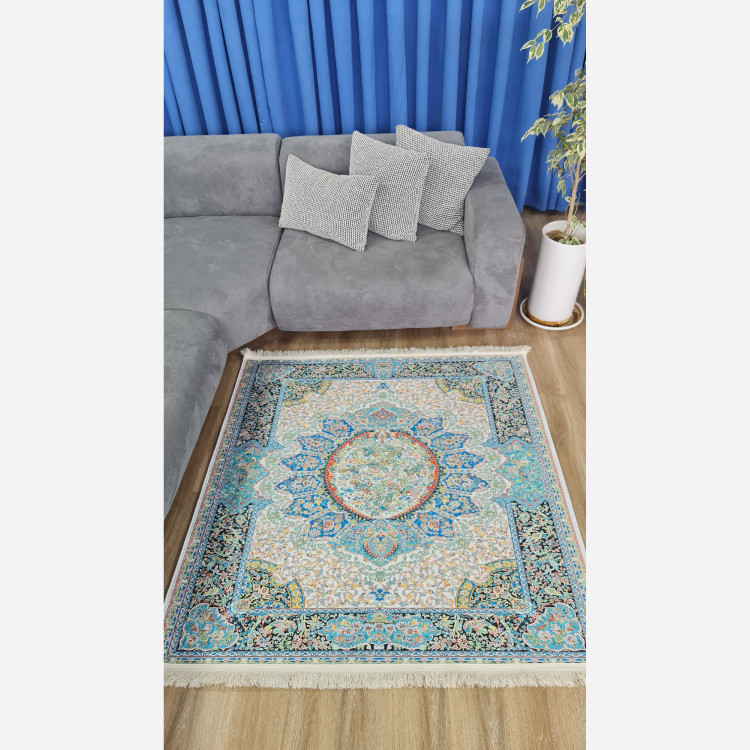 فرش مخمل مربعی زیره استُپ دار (ابعاد سفارشی) (پس کرایه)