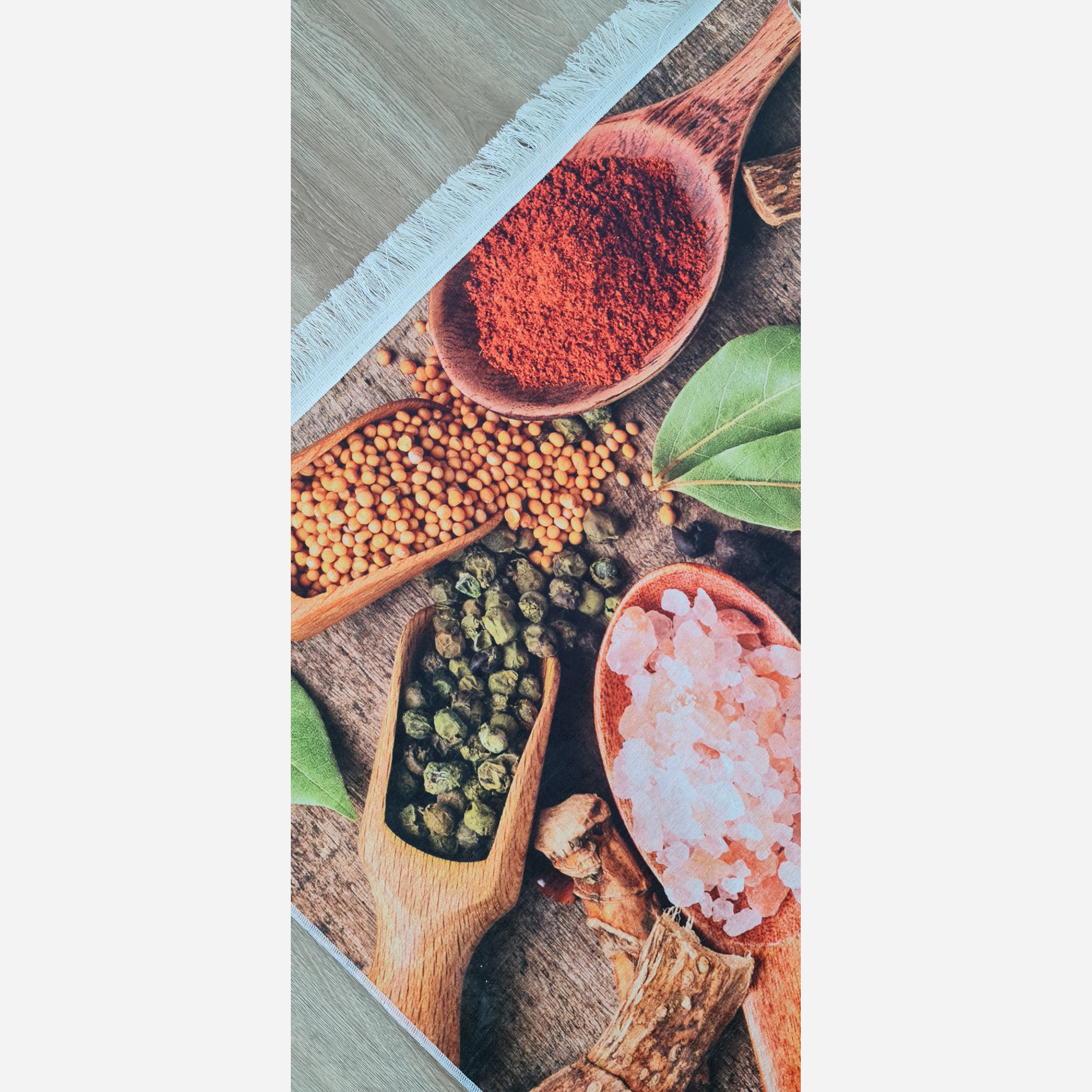 فرشینه اشپزخانه مخمل هازان تُرک استُپ دار ضدلغزش درابعاد دلخواه k151 (پس کرایه)