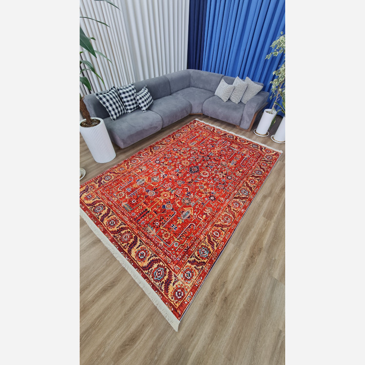 فرش سنتی لاکی جنس مخمل استُپ دار ( ضد سُر ) (پس کرایه)