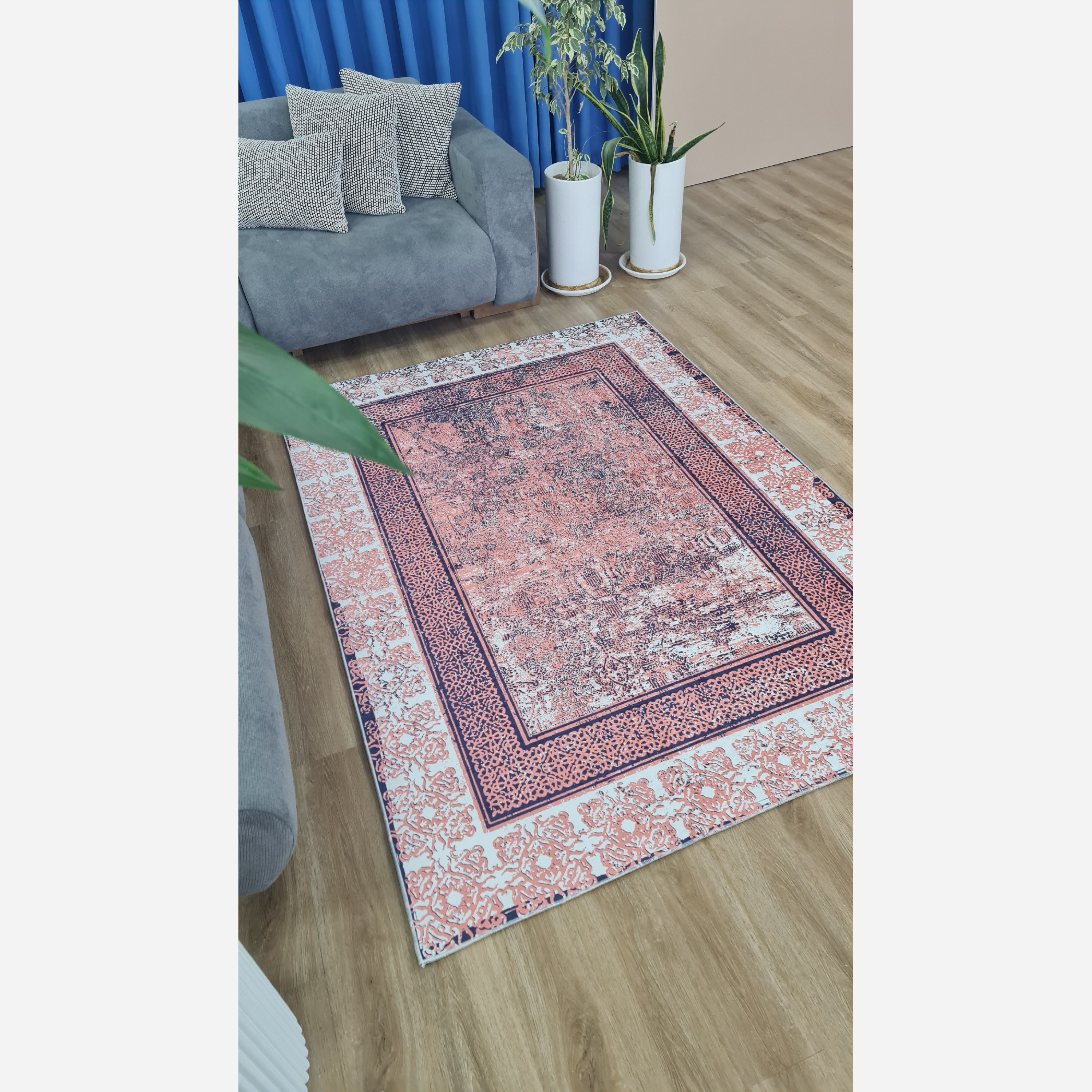 فرشینه مخمل مدرن هازان تُرک ( ارسال رایگان) زیره استُپ دار (پس کرایه)