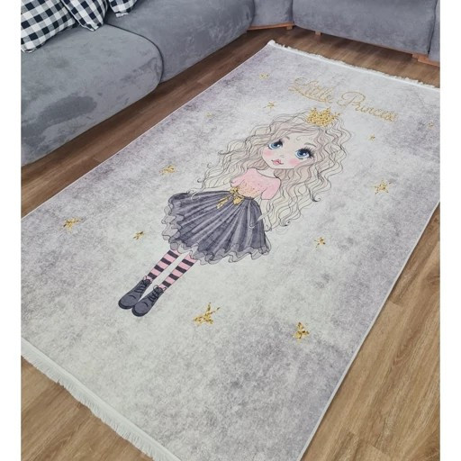 فرشینه دخترانه مخمل هازان تُرک استُپ دار (رنگ بندی) C127 (پس کرایه)
