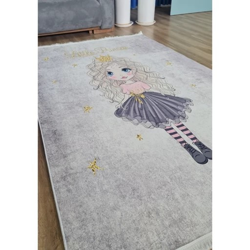 فرشینه دخترانه مخمل هازان تُرک استُپ دار (رنگ بندی) C127 (پس کرایه)