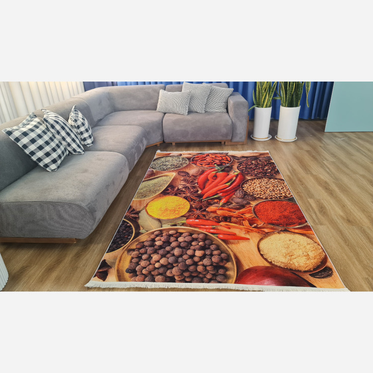 فرش اشپزخانه مخمل استُپ دار (اصلا لیز نمیخوره) o43 (پس کرایه)