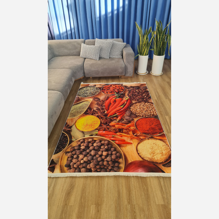 فرش اشپزخانه مخمل استُپ دار (اصلا لیز نمیخوره) o43 (پس کرایه)
