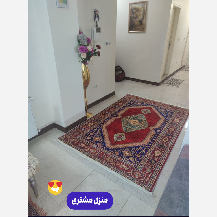فرشینه مخمل مدرن طرح ابریشم استُپ دار (اصلا لیز نمیخوره) a173 (پس کرایه)