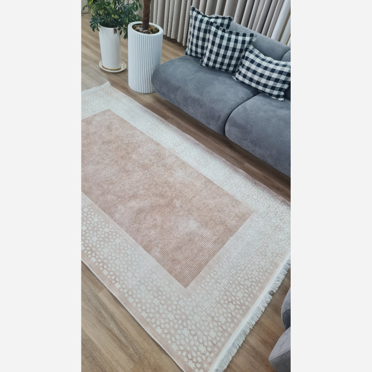 فرش مدرن استُپ دار (اصلا لیز نمیخوره) رویه مخمل هازان ترک (پس کرایه)