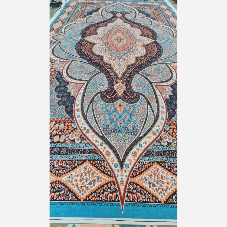 فرش مخمل مدرن طرح ابریشمی a107 (پس کرایه)