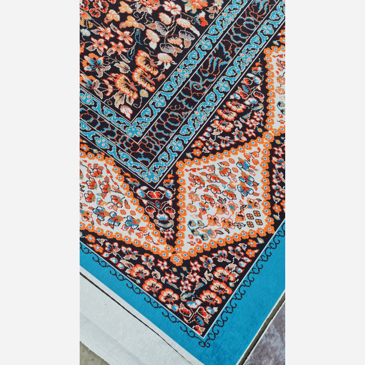 فرش مخمل مدرن طرح ابریشمی a107 (پس کرایه)